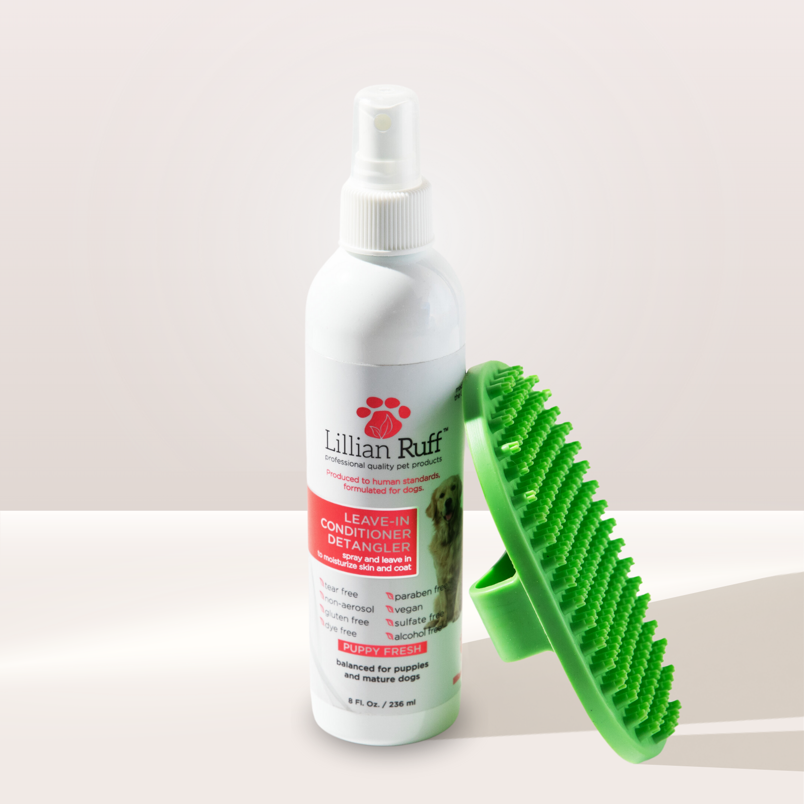 Leave-in Conditioner & Detangler With Bath Brush