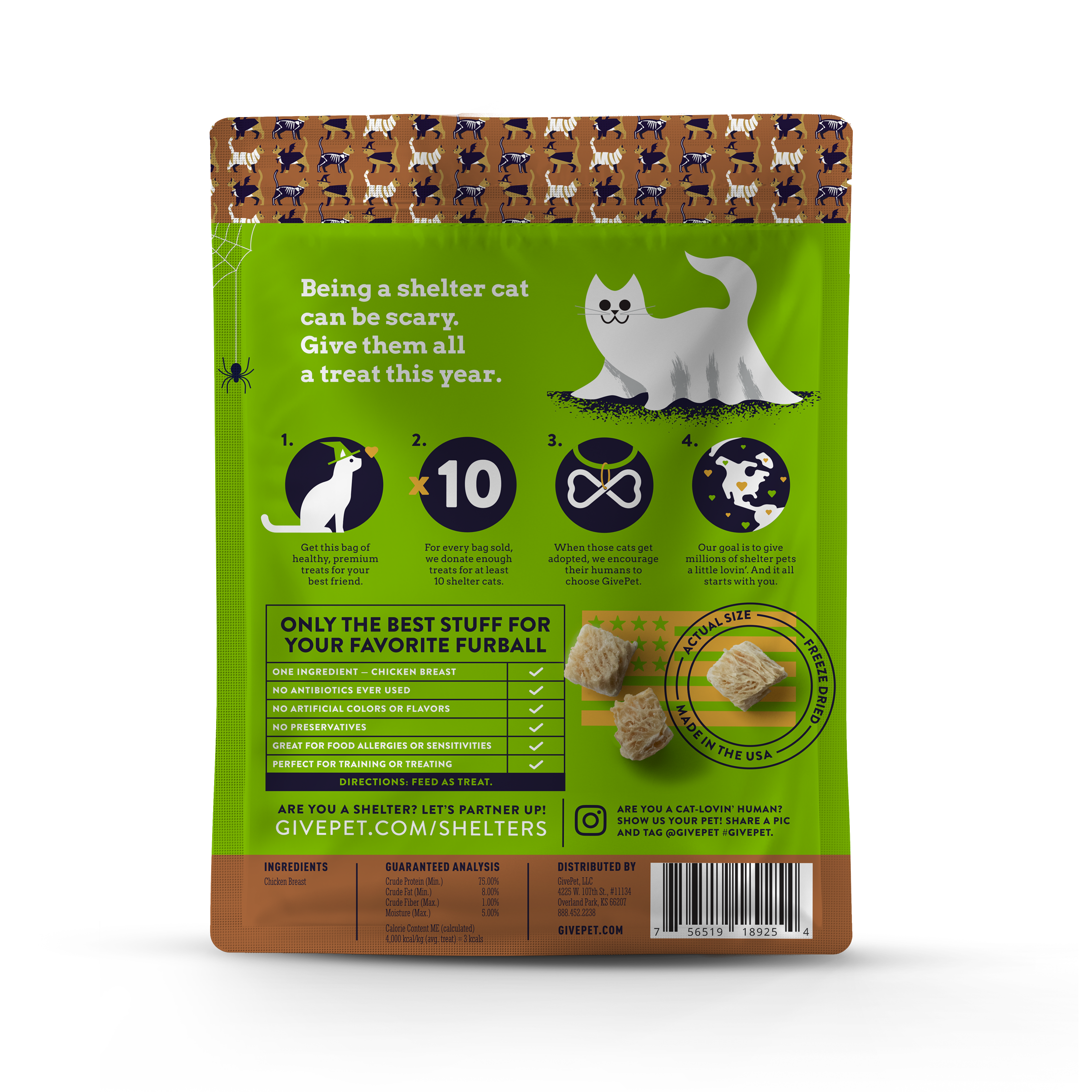 Halloween Purr-ty Freeze-Dried Cat Treats