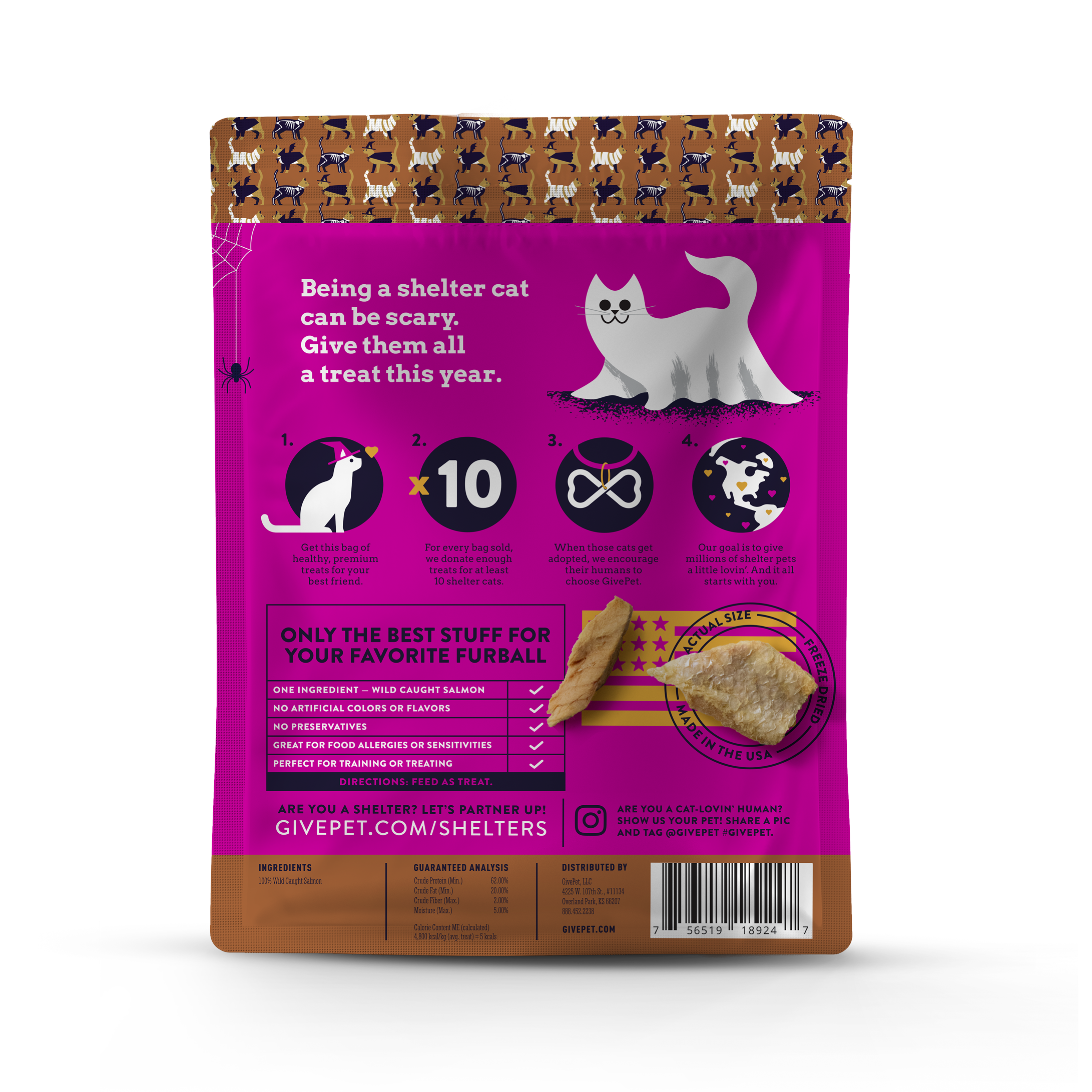 Magic Paw-tion Halloween Freeze-Dried Cat Treats
